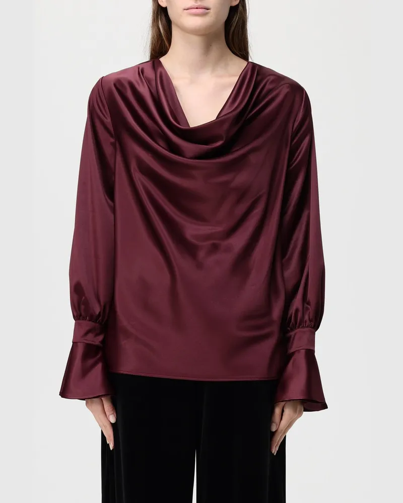 Pinko Top damen Burgunderrot