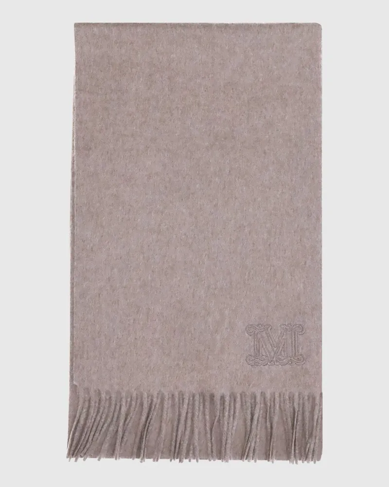 Max Mara Schal damen Taubengrau