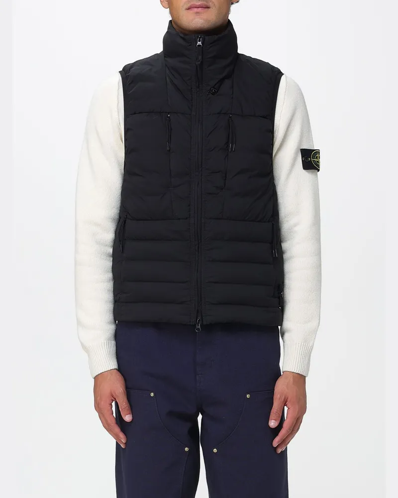 Stone Island Weste herren Schwarz