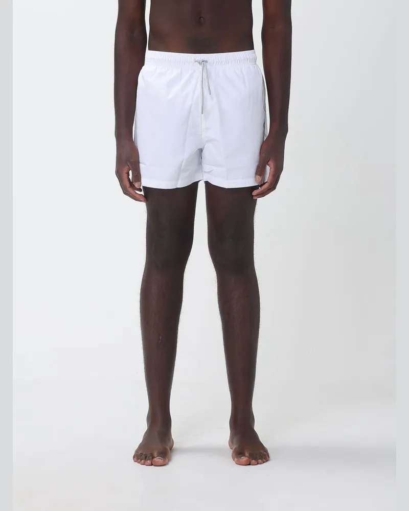 EA7 Badeanzug aus Polyester Weiß