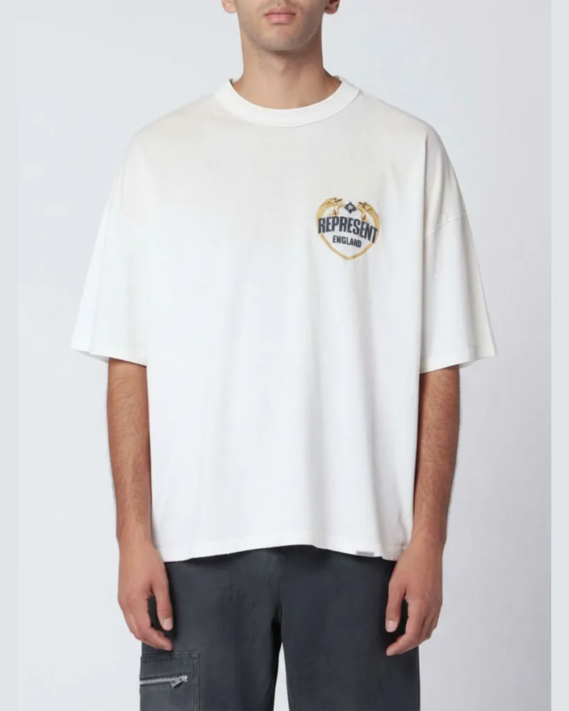 REPRESENT T-shirt herren Ecru