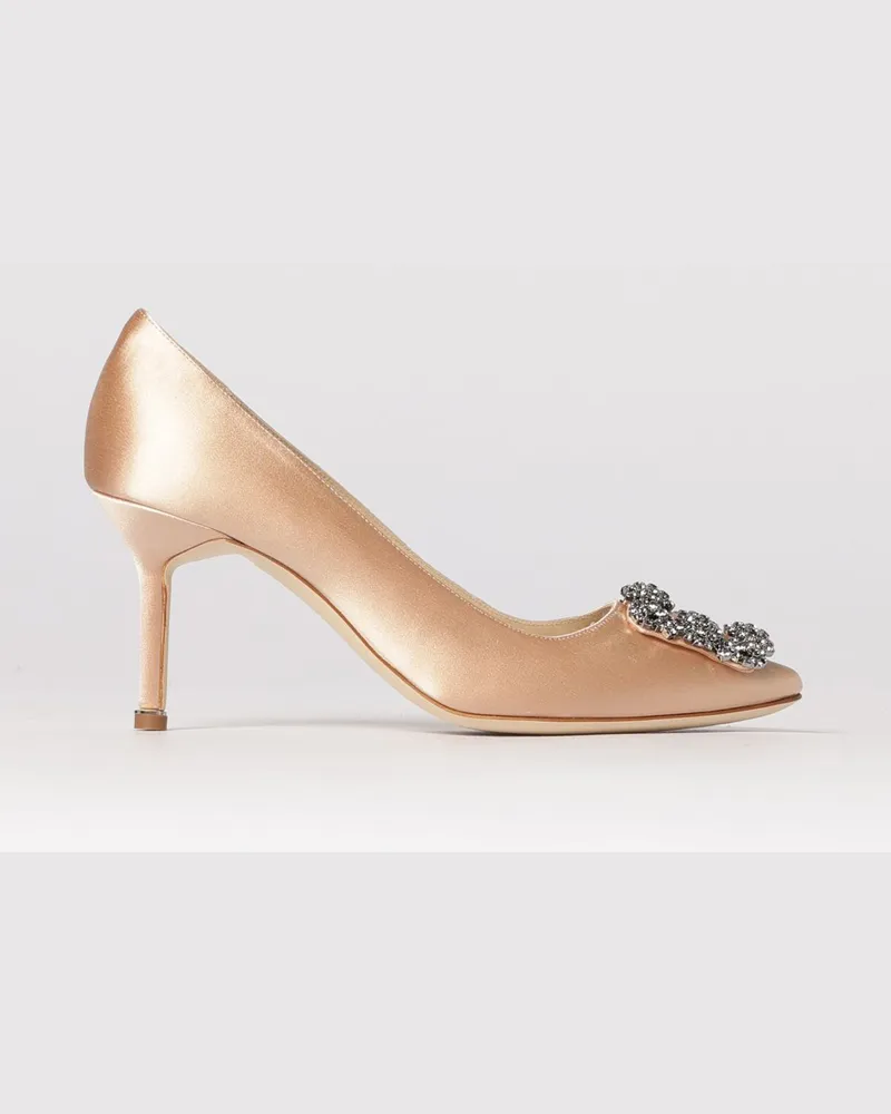 Manolo Blahnik Schuhe damen Nude