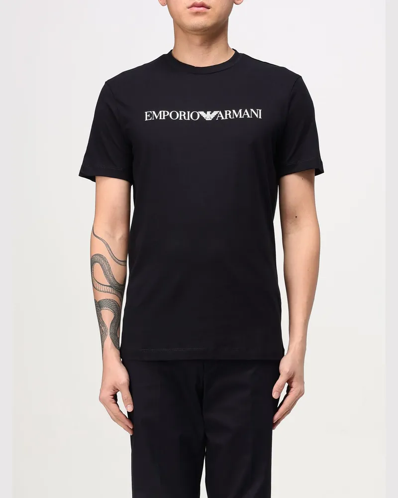 Emporio Armani T-shirt herren Blau
