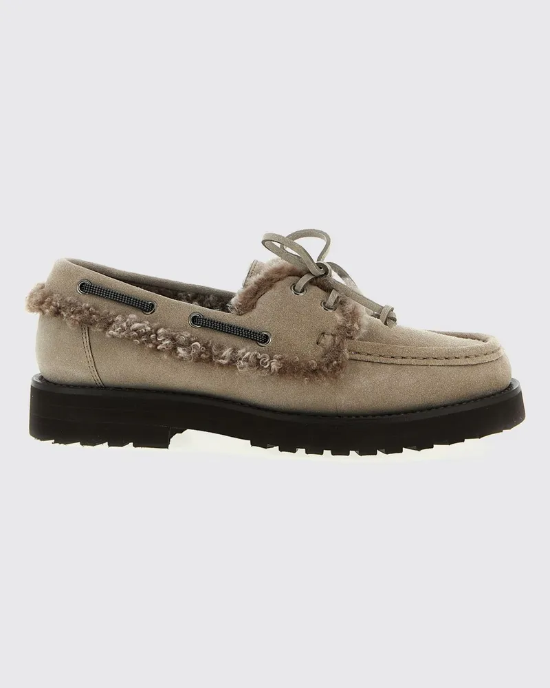 Brunello Cucinelli Mokassins damen Grau