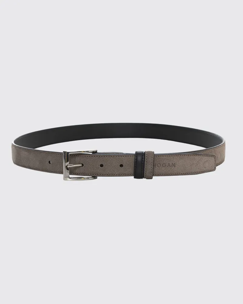 Hogan Wendelederriemen Beige