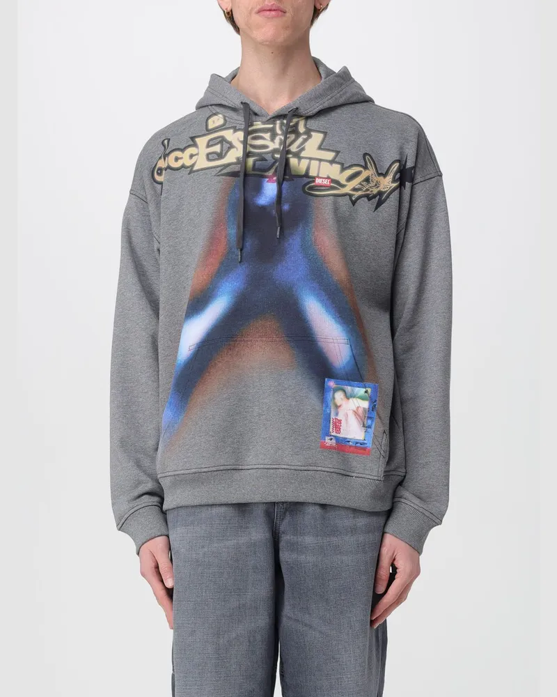 Diesel Sweatshirt herren Grau