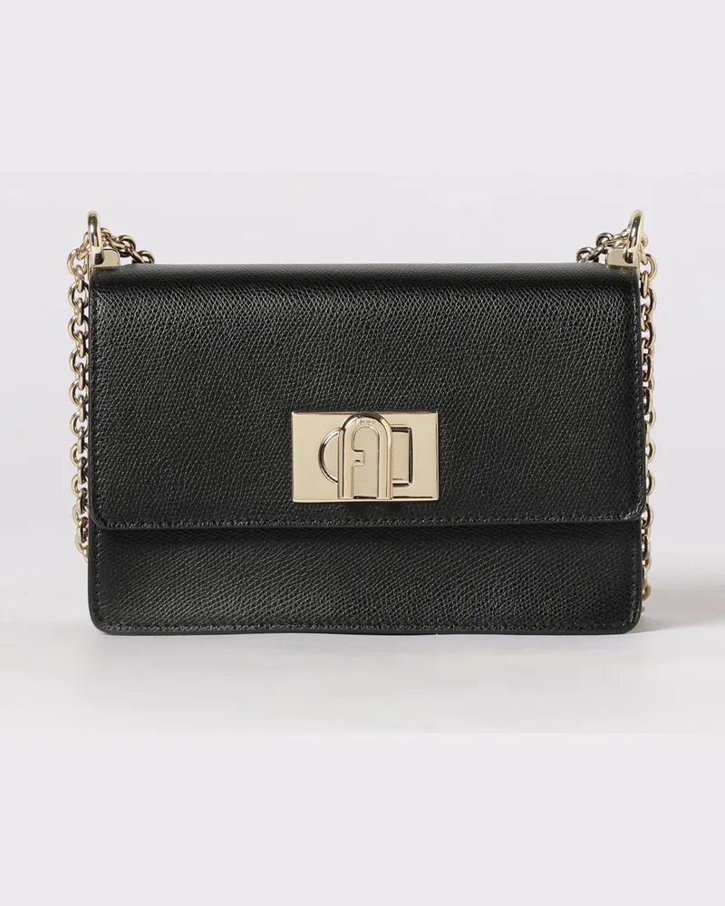 Furla Schultertasche damen Schwarz