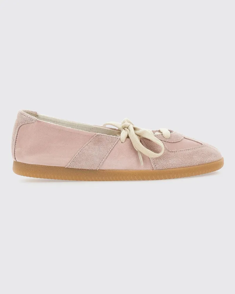 Maison Margiela Replica Ballerinas aus Lamm- und Veloursleder Pink