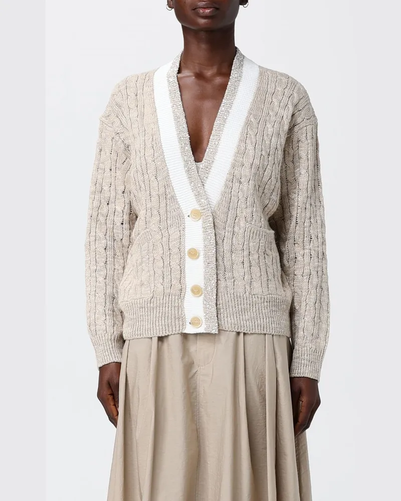 Brunello Cucinelli Pullover damen Beige