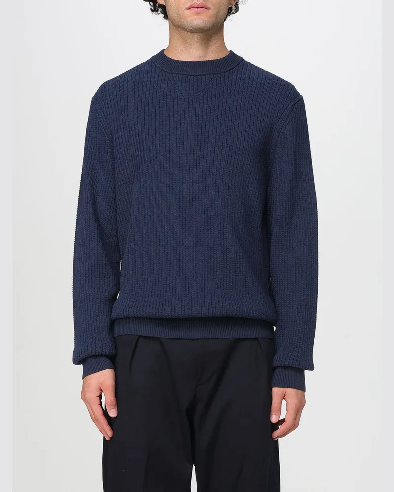 HUGO BOSS Pullover herren Blau