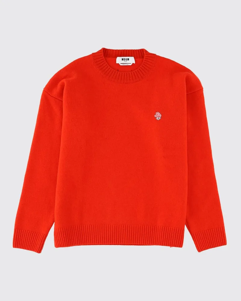 MSGM Pullover herren Rot