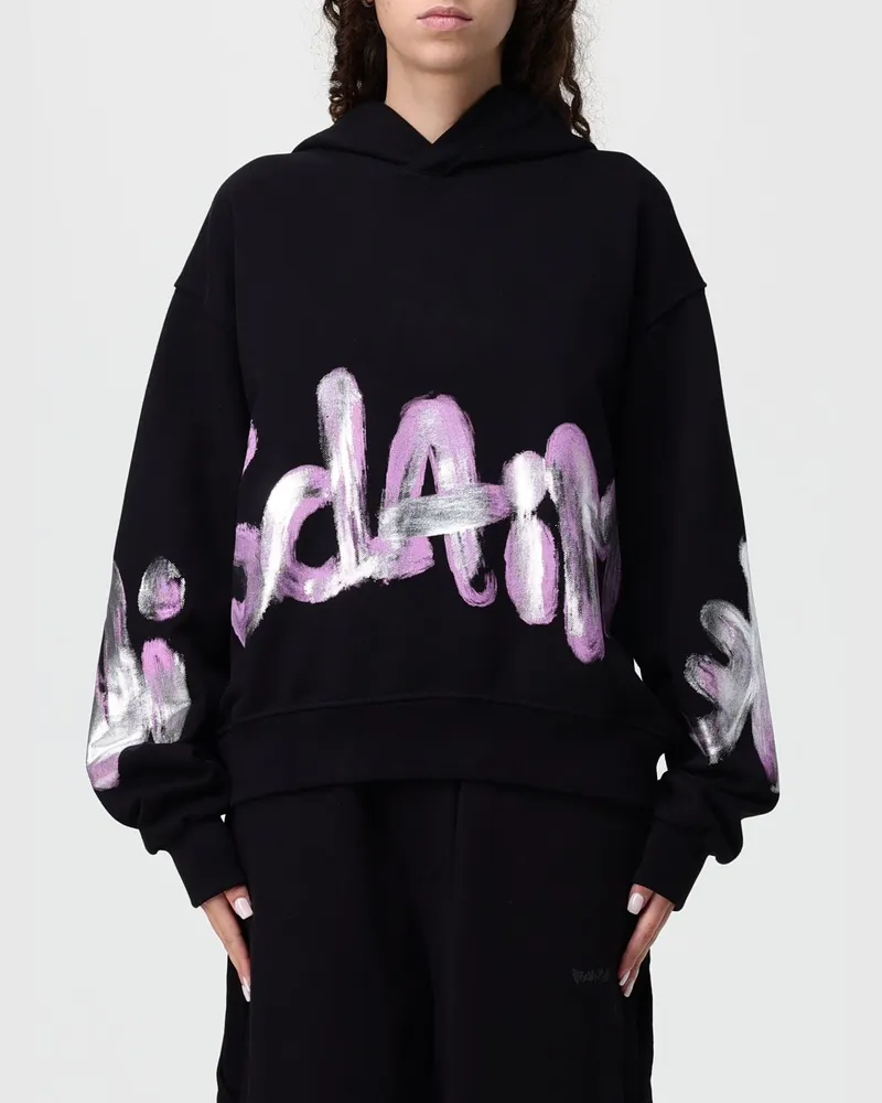 DISCLAIMER Sweatshirt damen Schwarz