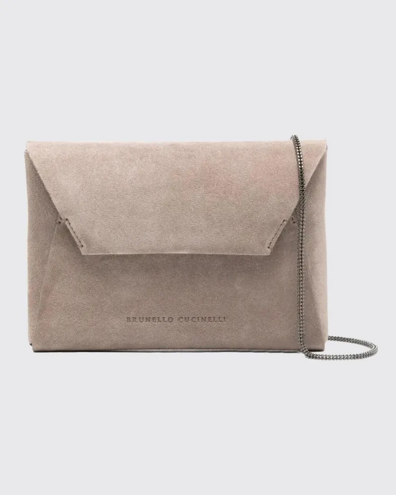 Brunello Cucinelli Schultertasche damen Braun
