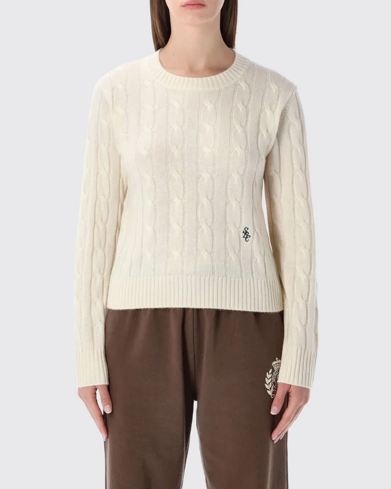 SPORTY & RICH Pullover damen Sporty & Rich Beige