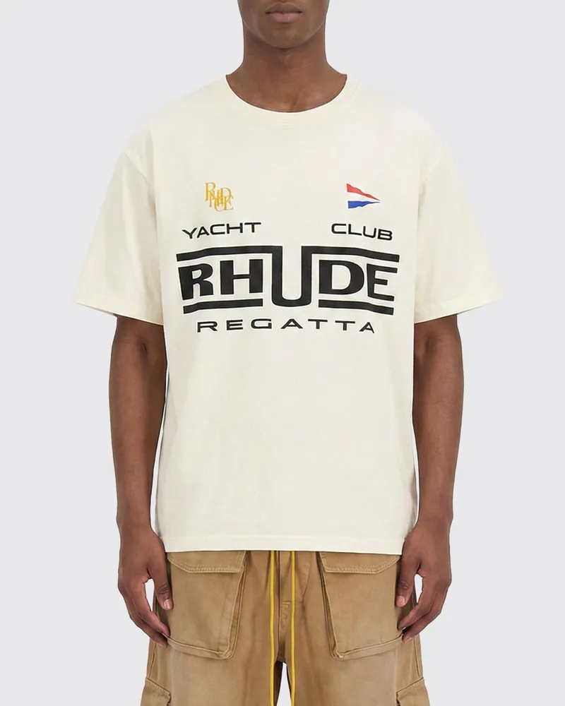 RHUDE T-shirt herren Weiß