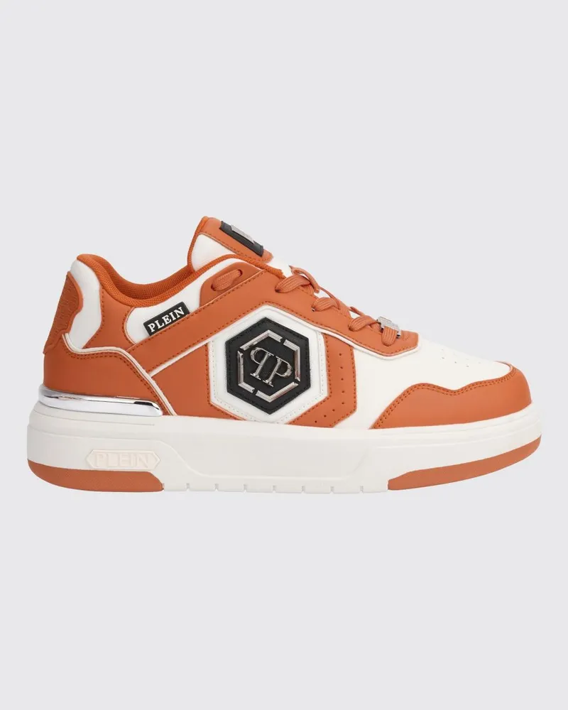 Philipp Plein Runner Hexagon Predator Schnürsneakers Orange