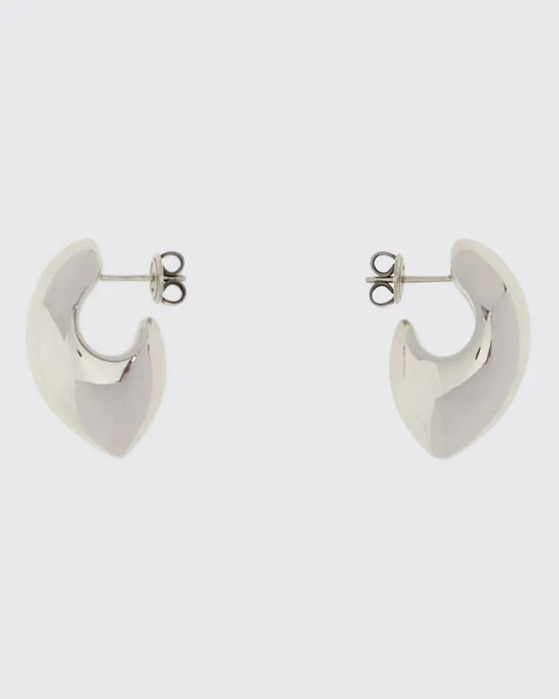 Bottega Veneta Ohrstecker aus Metall mit Schmetterlingsverschluss Silber