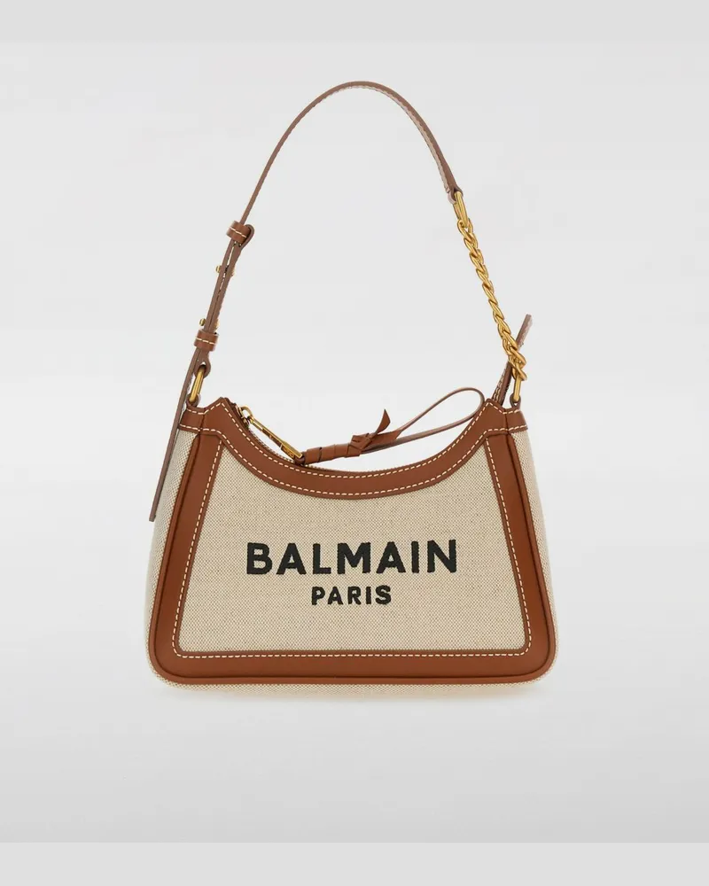 Balmain Schultertasche damen Braun
