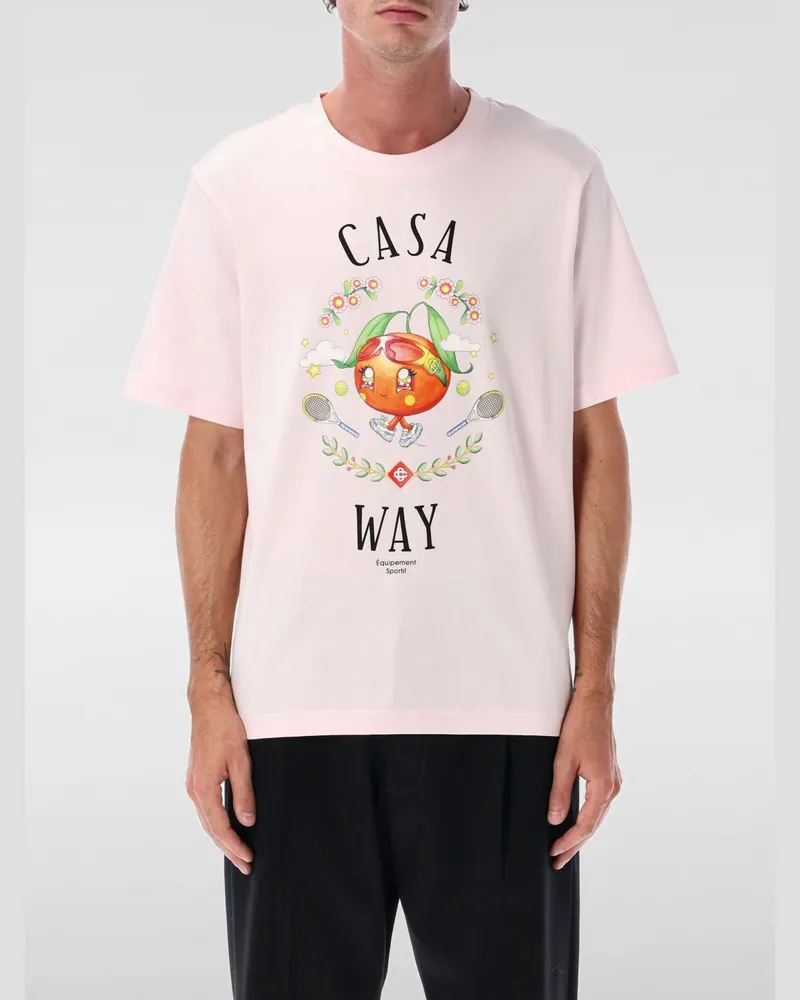 Casablanca Paris T-shirt herren Pink