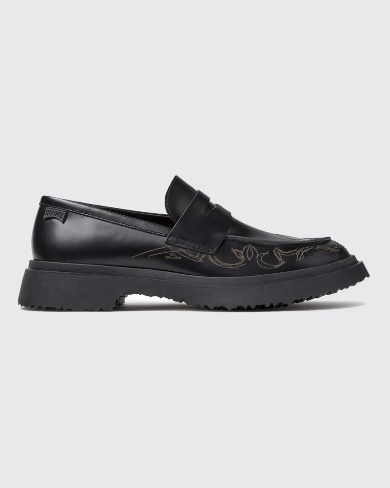 Camper Walden Loafer von aus Kalbsleder mit OrthoLite® Innensohle Schwarz