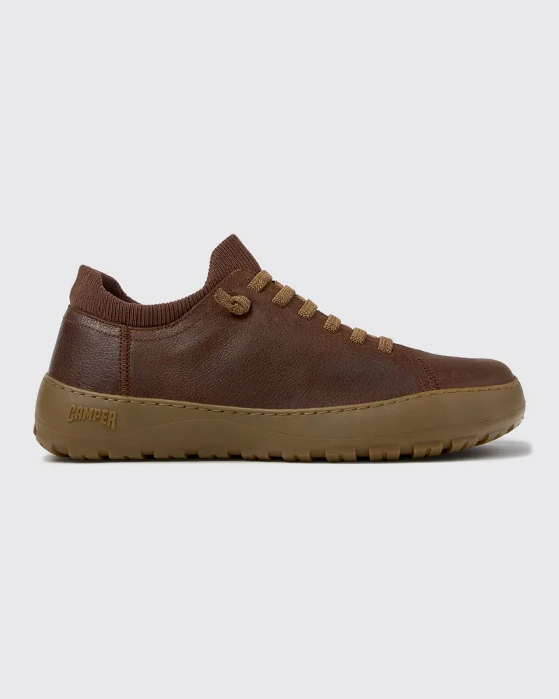 Camper Peu Serra Slip-On-Sneakers aus regeneriertem Leder mit Vibram-Sohle Braun