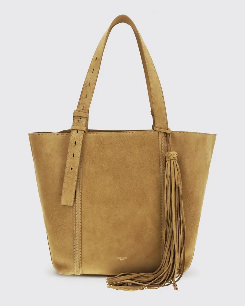 Golden Goose Schultertasche damen Camel