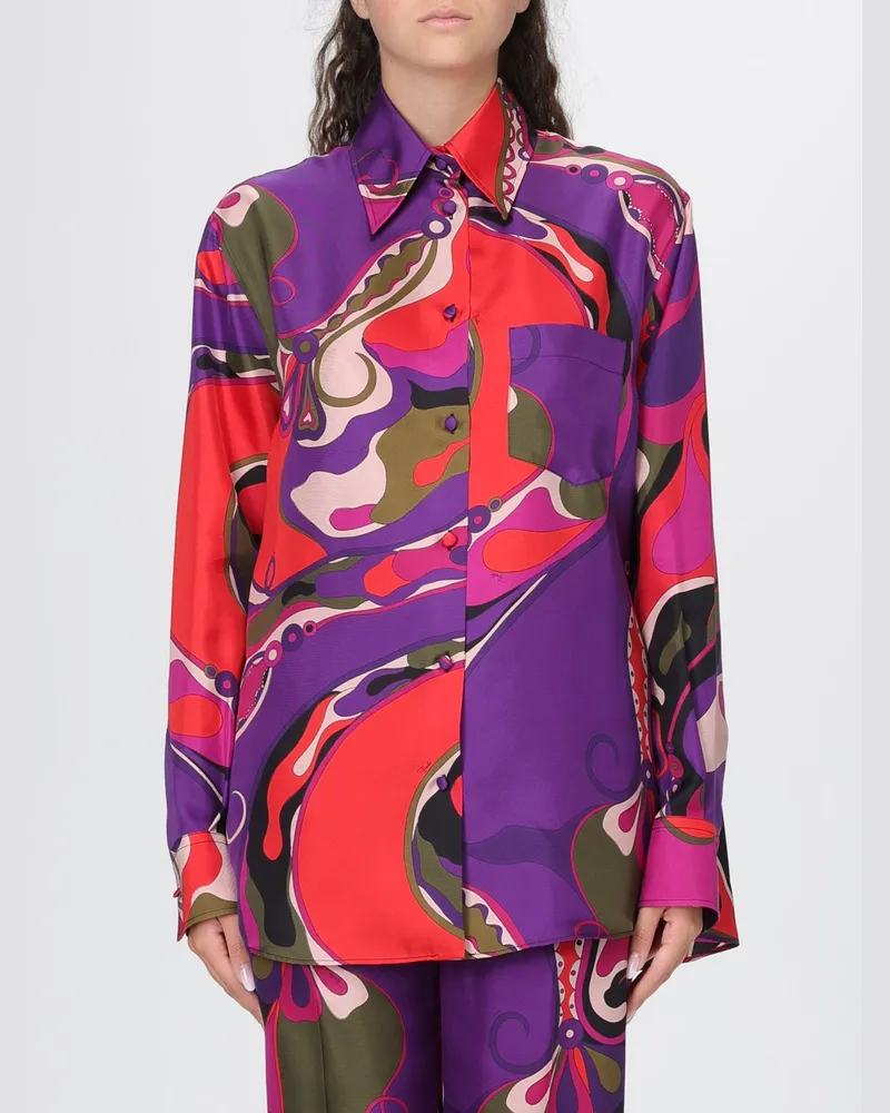 Emilio Pucci Hemdbluse damen Fuchsia