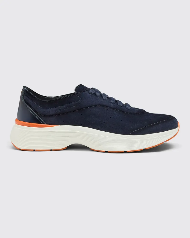 Santoni Sneakers herren Blau