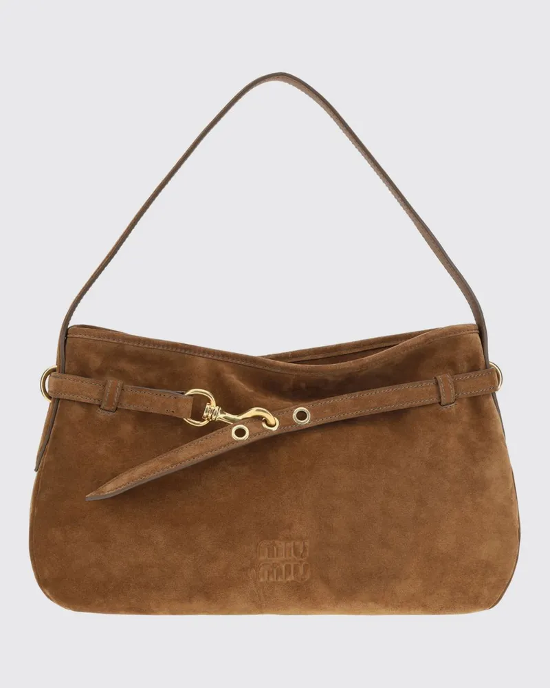 Miu Miu Schultertasche damen Braun