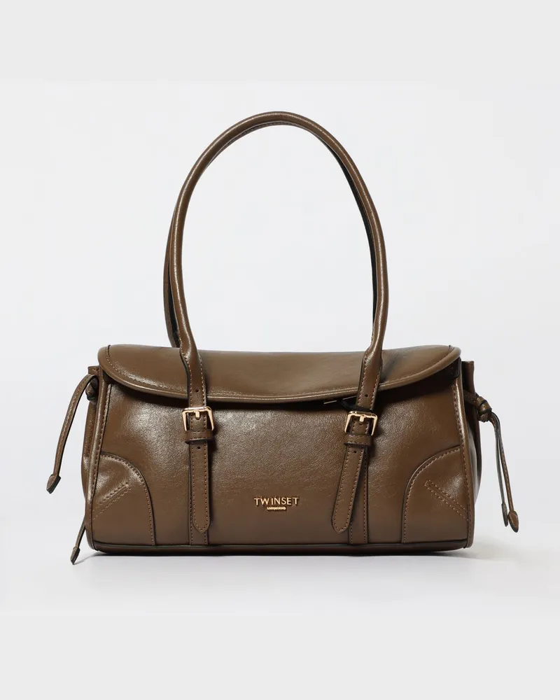 Twin-Set Schultertasche damen Mud