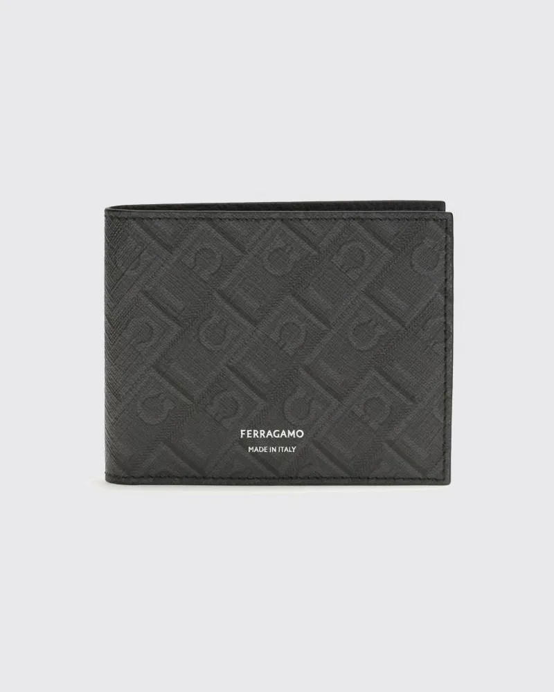 Ferragamo Portemonnaie herren Schwarz