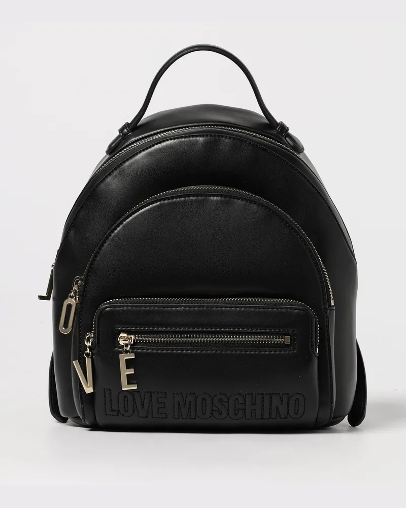 Moschino Rucksack damen Schwarz