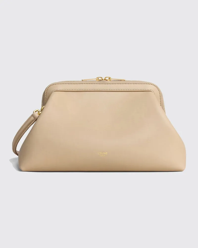 Celine Schultertasche damen Ivory