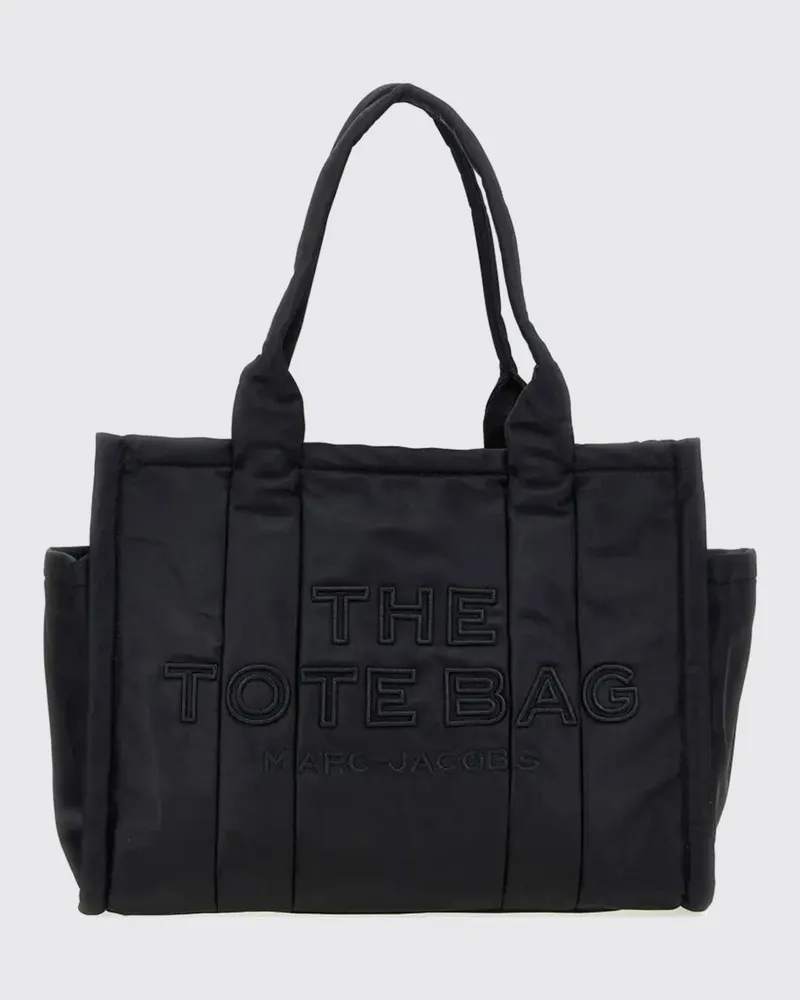Marc Jacobs The Puffy Tote Bag Große Tote-Bag aus schwarzem Nylon Schwarz