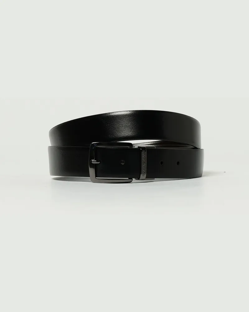 Emporio Armani Grtel herren Schwarz