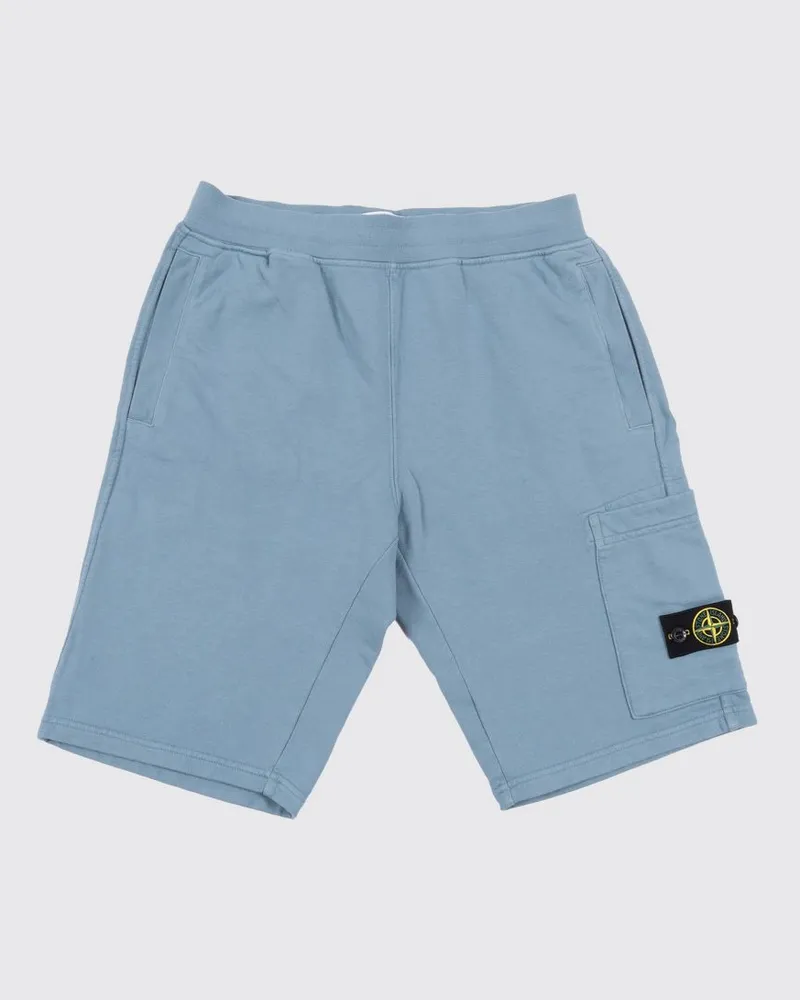 Stone Island Baumwoll-Cargoshorts Blau