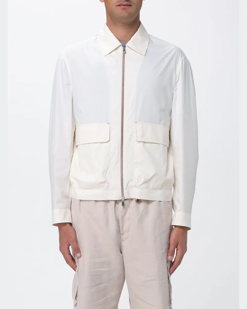 Brunello Cucinelli Jacke herren Weiß