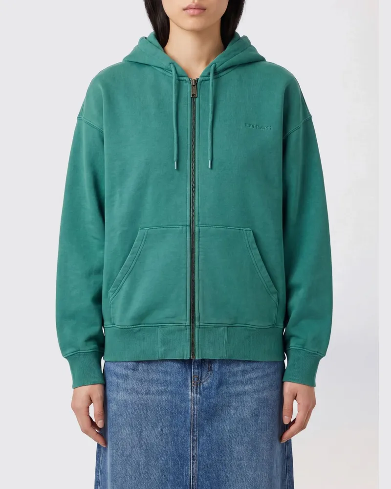Carhartt WIP Baumwoll-Kapuzenpullover Grün