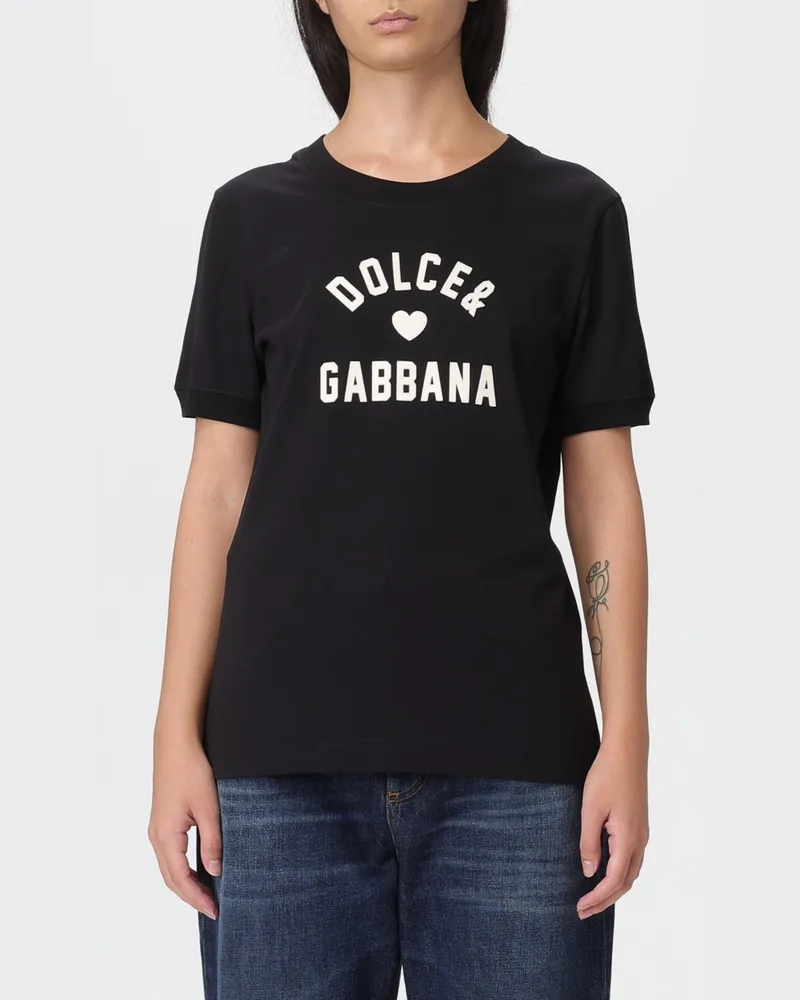 Dolce & Gabbana T-shirt damen Dolce & Gabbana Schwarz