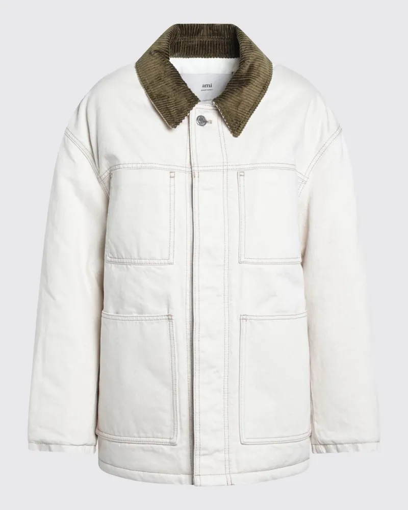 AMI Paris Jacke herren Beige