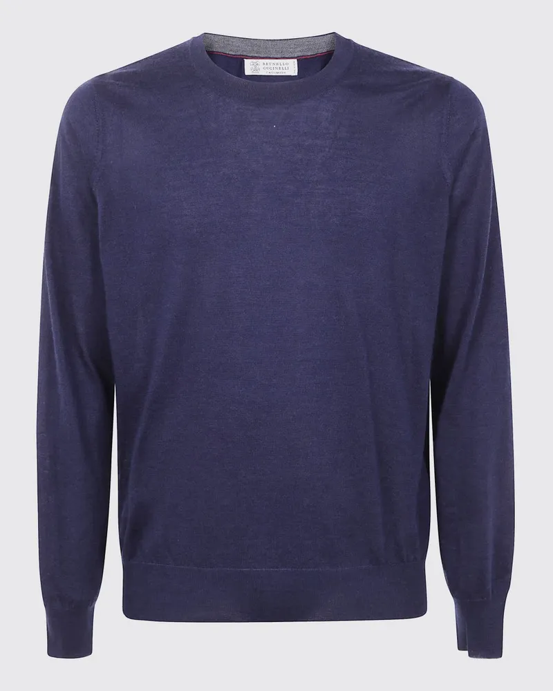 Brunello Cucinelli Pullover herren Blau