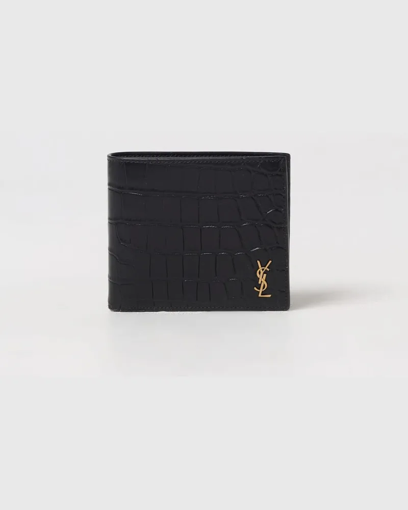 Saint Laurent Portmonnaie herren Schwarz