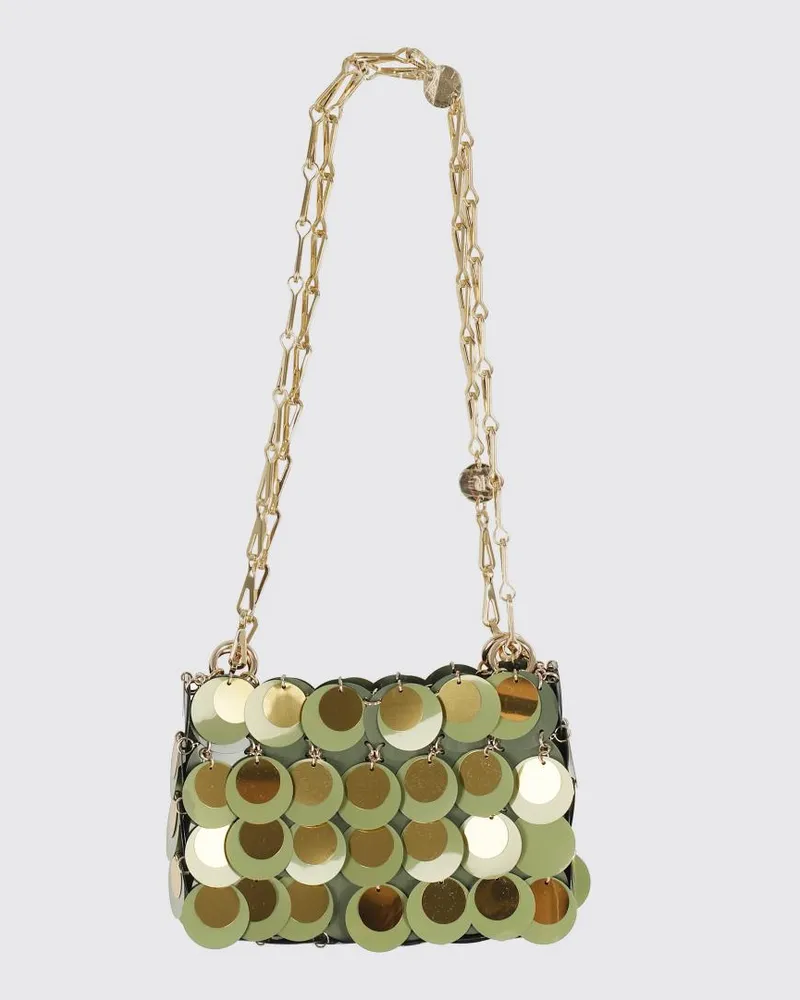 Paco Rabanne Schultertasche damen Grün