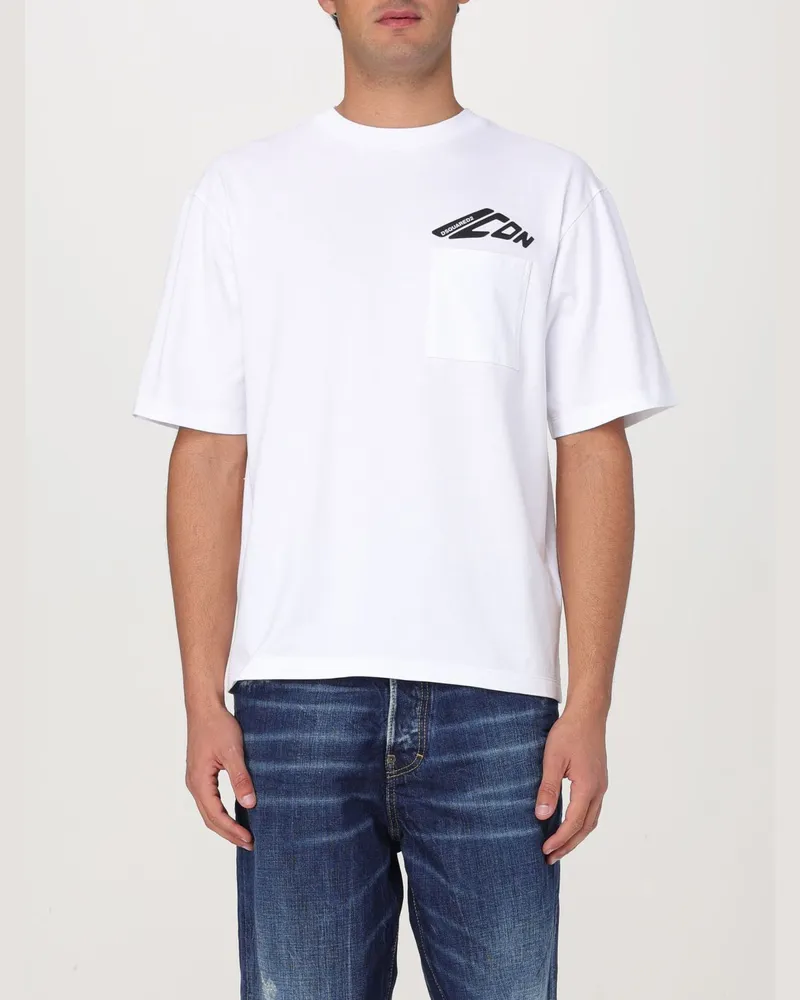 Dsquared2 T-shirt herren Weiß