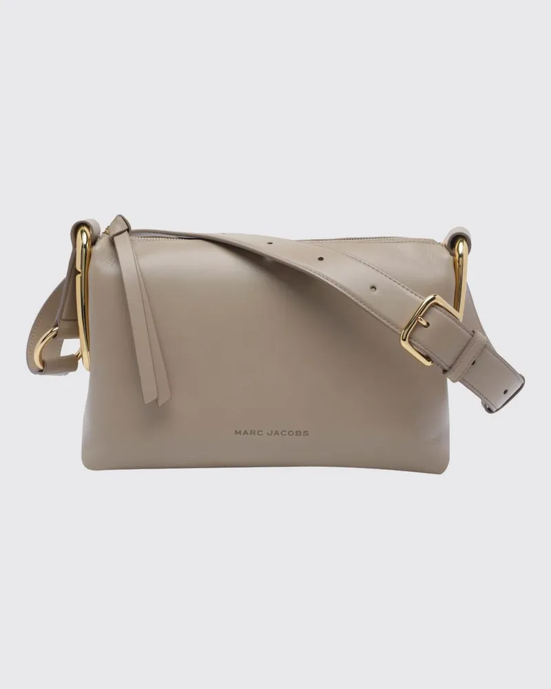 Marc Jacobs Juliette Umhängetasche aus Leder mit Double J-Logo und Reißverschluss Beige