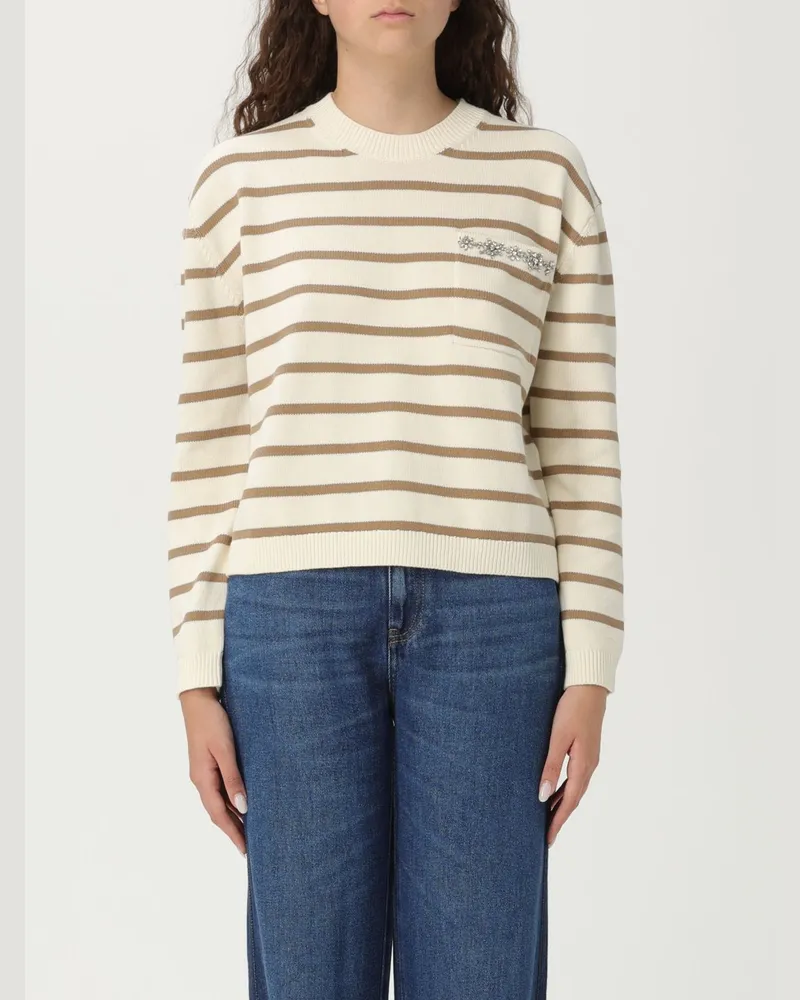 Semicouture Pullover damen Weiß