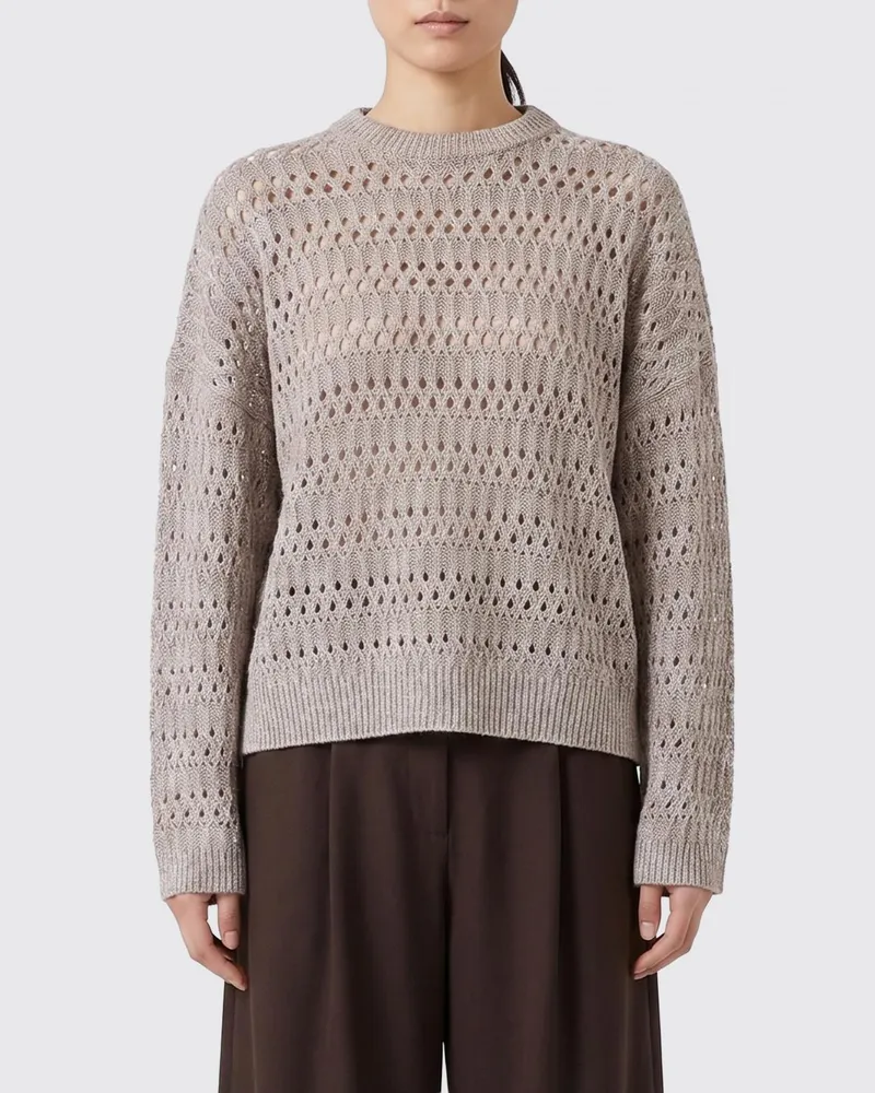 Brunello Cucinelli Pullover damen Taubengrau