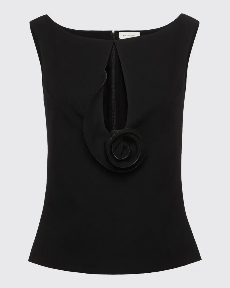 Magda Butrym Top damen Schwarz