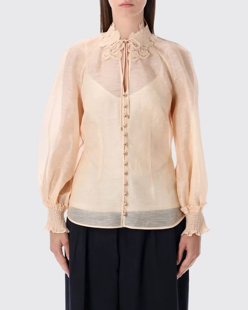 Zimmermann T-shirt damen Peach