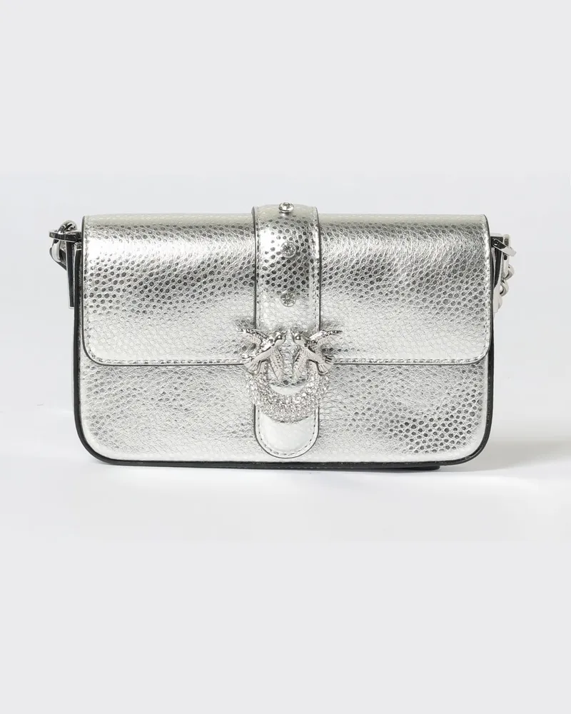 Pinko Schultertasche damen Silber